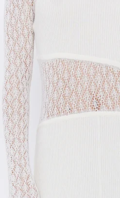 Bec and Bridge BEC + BRIDGE - CHANTELLE LONG SLEEVE DRESS (IVORY) FINAL SALE