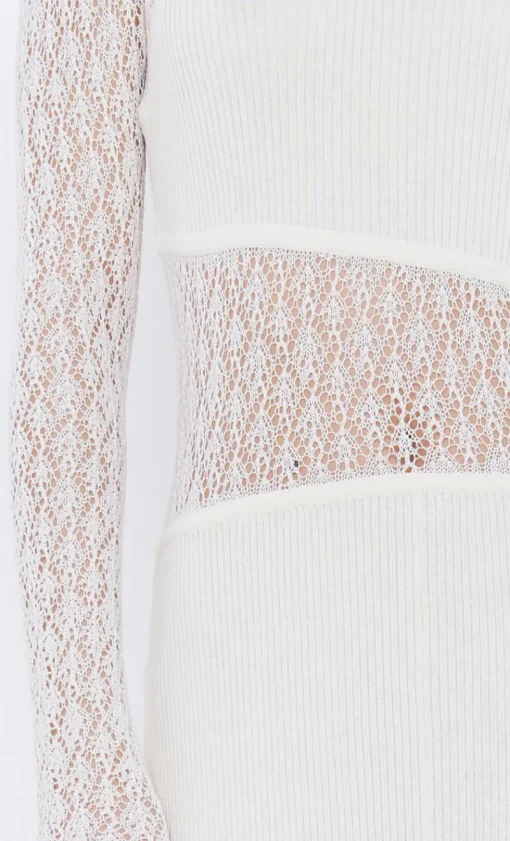 Bec and Bridge BEC + BRIDGE - CHANTELLE LONG SLEEVE DRESS (IVORY) FINAL SALE