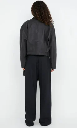 Bec and Bridge BEC + BRIDGE - DAVIE BOMBER (WASHED BLACK)