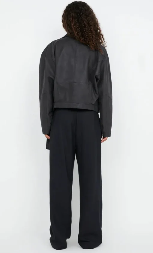 Bec and Bridge BEC + BRIDGE - DAVIE BOMBER (WASHED BLACK)