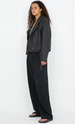 Bec and Bridge BEC + BRIDGE - DAVIE BOMBER (WASHED BLACK)