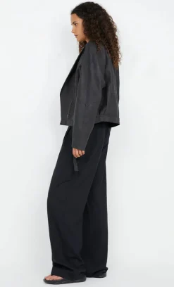 Bec and Bridge BEC + BRIDGE - DAVIE BOMBER (WASHED BLACK)