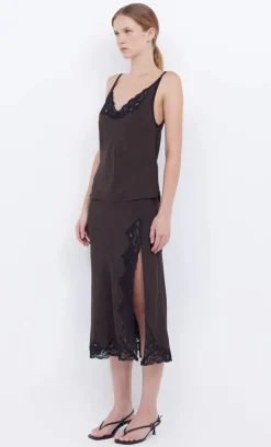 Bec and Bridge BEC & BRIDGE - DEJA VOUS CAMI (CHOC/BLACK) FINAL SALE