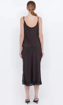 Bec and Bridge BEC & BRIDGE - DEJA VOUS CAMI (CHOC/BLACK) FINAL SALE