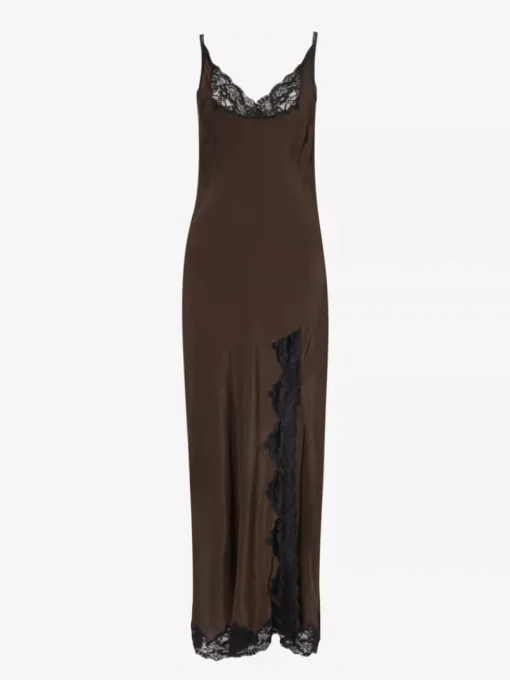Bec and Bridge BEC + BRIDGE - DEJA VOUS SLIP DRESS (CHOCOLATE / BLACK) FINAL SALE