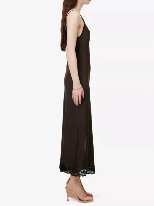 Bec and Bridge BEC + BRIDGE - DEJA VOUS SLIP DRESS (CHOCOLATE / BLACK) FINAL SALE
