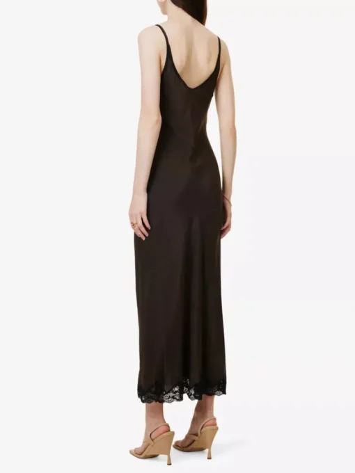 Bec and Bridge BEC + BRIDGE - DEJA VOUS SLIP DRESS (CHOCOLATE / BLACK) FINAL SALE
