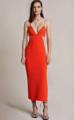 Bec and Bridge BEC & BRIDGE - Ella Midi Dress (Flame)