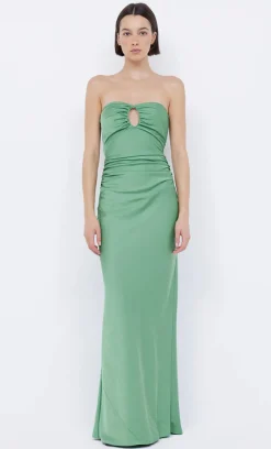 Bec and Bridge BEC + BRIDGE - EMILIA STRAPLESS DRESS (GREEN APPLE)