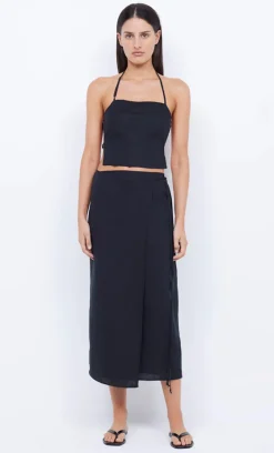 Bec and Bridge BEC + BRIDGE - JAYDEN APRON TOP (BLACK) FINAL SALE