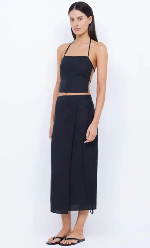 Bec and Bridge BEC + BRIDGE - JAYDEN APRON TOP (BLACK) FINAL SALE