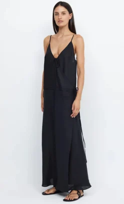 Bec and Bridge BEC + BRIDGE - JAYDEN WRAP MAXI DRESS (BLACK) FINAL SALE