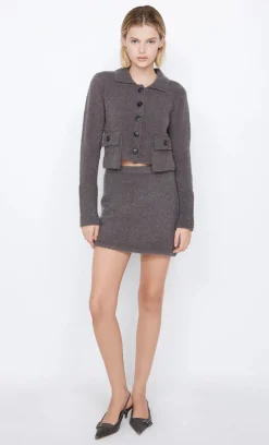 Bec and Bridge BEC + BRIDGE - JOSIE MINI SKIRT (CHARCOAL)