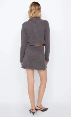Bec and Bridge BEC + BRIDGE - JOSIE MINI SKIRT (CHARCOAL)