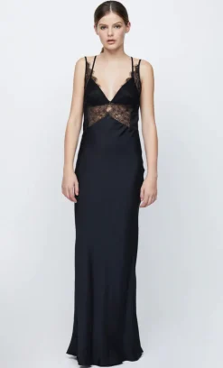 Bec and Bridge BEC + BRIDGE - LUCILLE LACE MAXI DRESS (Black)