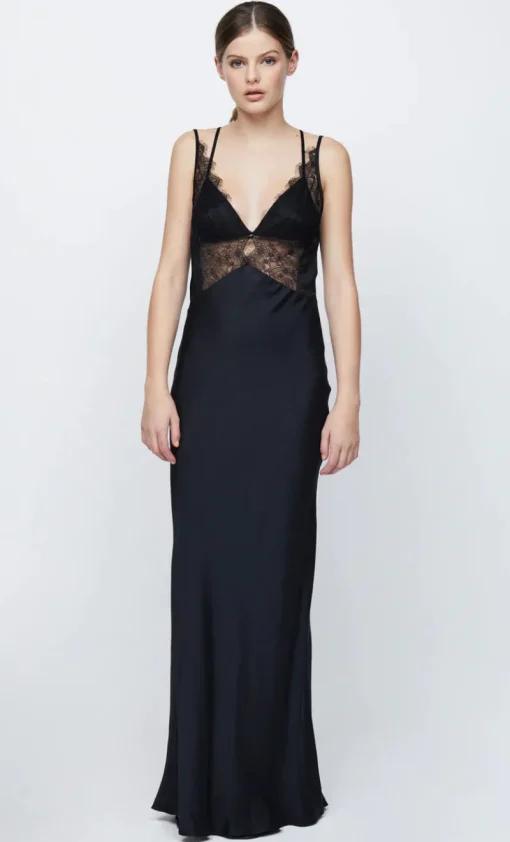 Bec and Bridge BEC + BRIDGE - LUCILLE LACE MAXI DRESS (Black)