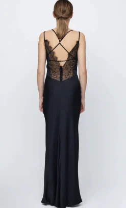 Bec and Bridge BEC + BRIDGE - LUCILLE LACE MAXI DRESS (Black)