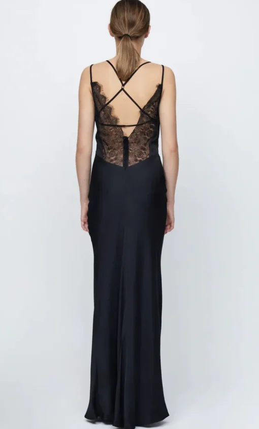 Bec and Bridge BEC + BRIDGE - LUCILLE LACE MAXI DRESS (Black)