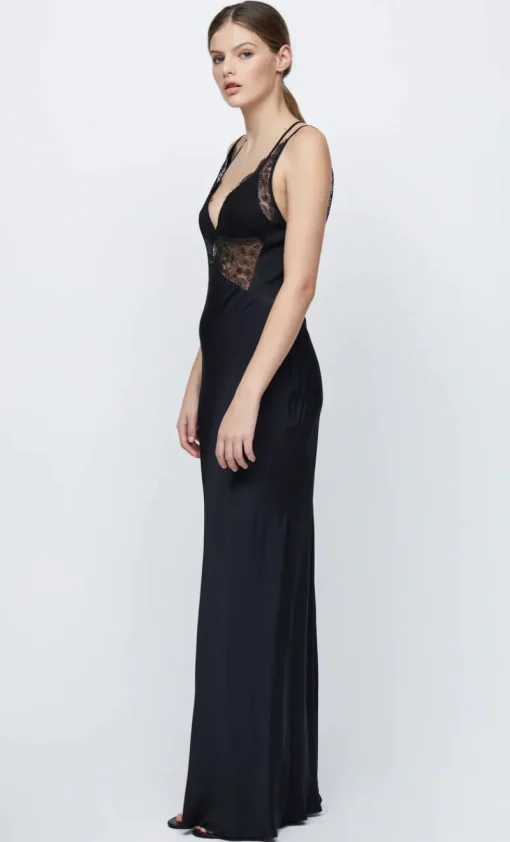 Bec and Bridge BEC + BRIDGE - LUCILLE LACE MAXI DRESS (Black)