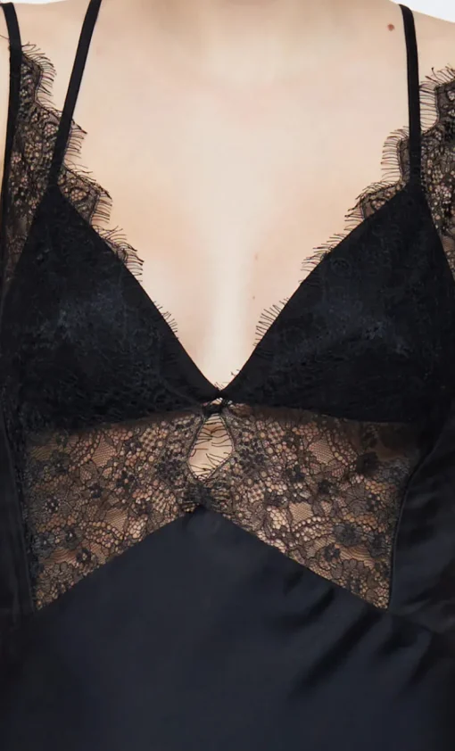Bec and Bridge BEC + BRIDGE - LUCILLE LACE MAXI DRESS (Black)