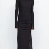 Bec and Bridge BEC + BRIDGE - MONETTE ASYM LONG SLEEVE MAXI DRESS (Black)