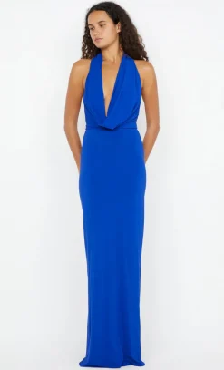 Bec and Bridge BEC + BRIDGE - NESSIE COWL NECK MAXI DRESS (ULTRA MARINE BLUE)