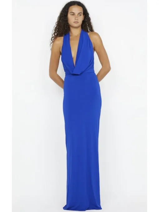 Bec and Bridge BEC + BRIDGE - NESSIE COWL NECK MAXI DRESS (ULTRA MARINE BLUE)
