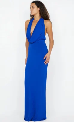 Bec and Bridge BEC + BRIDGE - NESSIE COWL NECK MAXI DRESS (ULTRA MARINE BLUE)