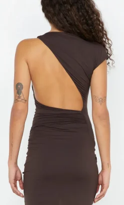 Bec and Bridge BEC + BRIDGE - NESSIE MINI DRESS (DARK CHOCOLATE)