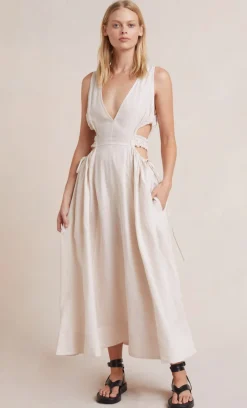 Bec and Bridge BEC + BRIDGE - Noelle V Dress (Natural) FINAL SALE