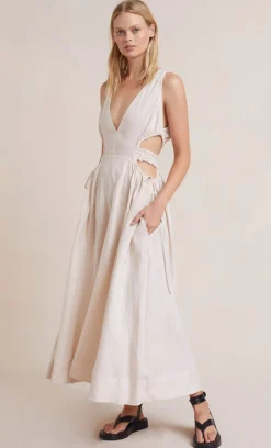 Bec and Bridge BEC + BRIDGE - Noelle V Dress (Natural) FINAL SALE