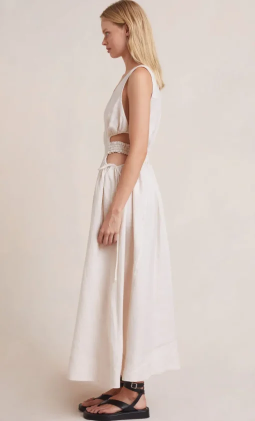 Bec and Bridge BEC + BRIDGE - Noelle V Dress (Natural) FINAL SALE