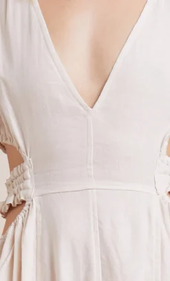 Bec and Bridge BEC + BRIDGE - Noelle V Dress (Natural) FINAL SALE