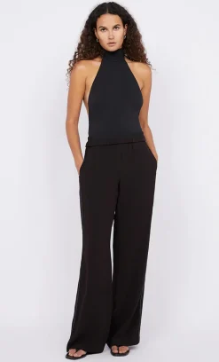 Bec and Bridge BEC + BRIDGE - ONYX STRIPE PANT (AUBERGINE / BLACK)