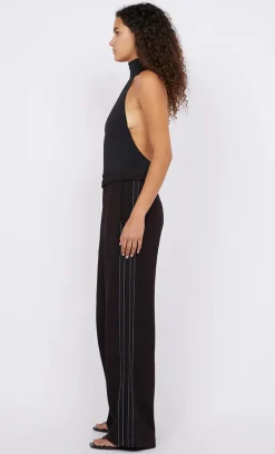Bec and Bridge BEC + BRIDGE - ONYX STRIPE PANT (AUBERGINE / BLACK)