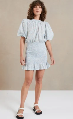 Bec and Bridge BEC & BRIDGE - PASQUALINA SHORT SLEEVE MINI DRESS