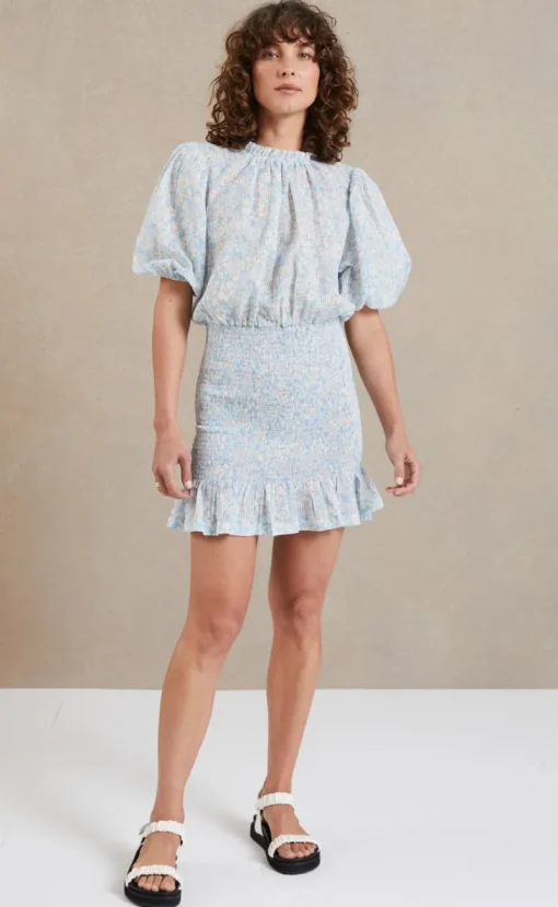 Bec and Bridge BEC & BRIDGE - PASQUALINA SHORT SLEEVE MINI DRESS