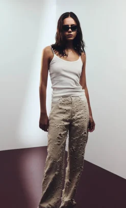 Bec and Bridge BEC + BRIDGE - QUINN PANT (NATURAL / WHITE)