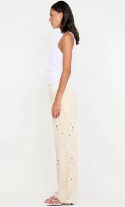 Bec and Bridge BEC + BRIDGE - QUINN PANT (NATURAL / WHITE)