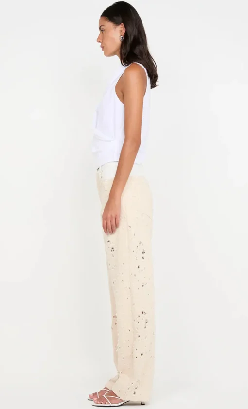 Bec and Bridge BEC + BRIDGE - QUINN PANT (NATURAL / WHITE)