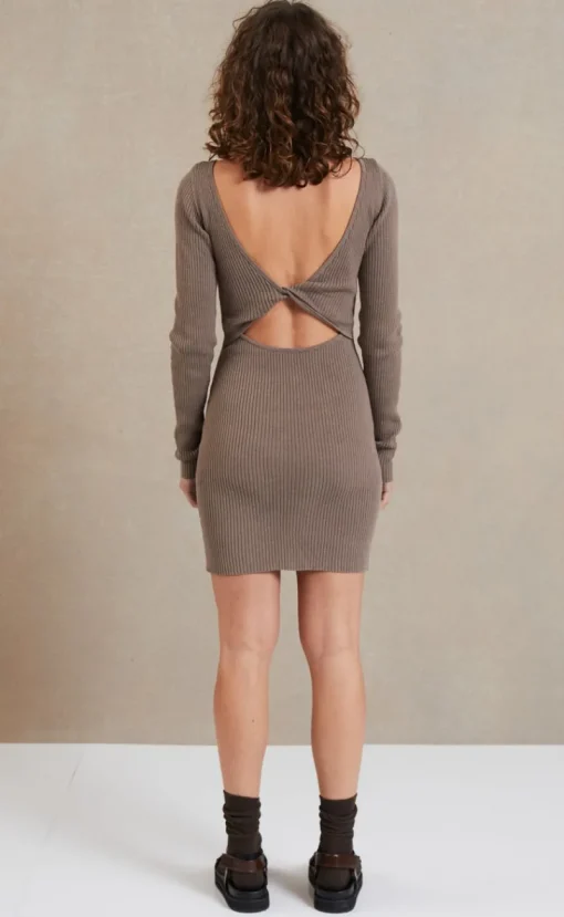 Bec and Bridge BEC + BRIDGE - RIVIERA KNIT LONG SLEEVE MINI DRESS