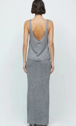 Women Bec and Bridge BEC + BRIDGE - SADIE SEQUIN KNIT TANK (Charcoal)