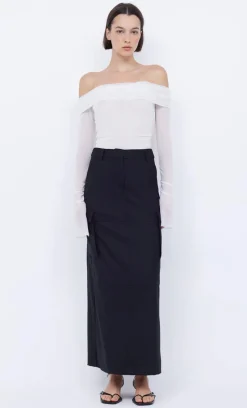 Bec and Bridge BEC + BRIDGE - SASHAY LONG SLEEVE TOP (IVORY)