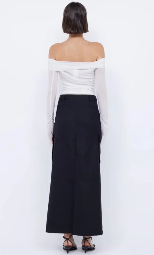 Bec and Bridge BEC + BRIDGE - SASHAY LONG SLEEVE TOP (IVORY)