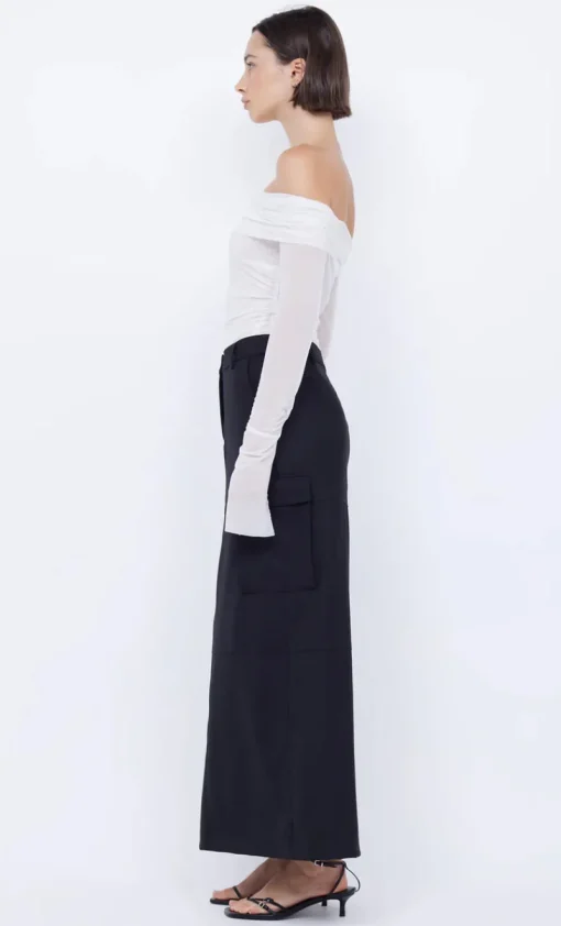 Bec and Bridge BEC + BRIDGE - SASHAY LONG SLEEVE TOP (IVORY)