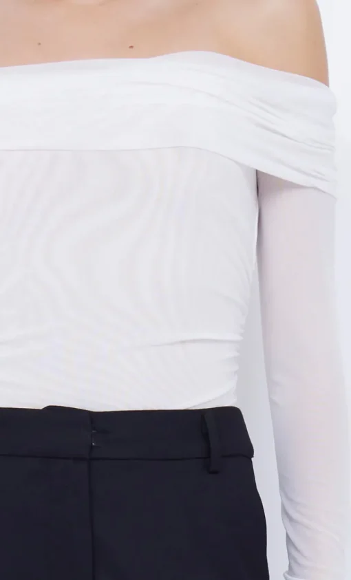 Bec and Bridge BEC + BRIDGE - SASHAY LONG SLEEVE TOP (IVORY)
