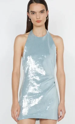 Bec and Bridge BEC + BRIDGE - SHILOU HALTER DRESS (MINERAL BLUE)