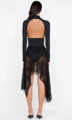 Bec and Bridge BEC + BRIDGE - SONNIE COWL BODYSUIT (BLACK)