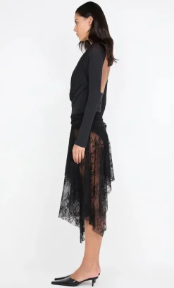 Bec and Bridge BEC + BRIDGE - SONNIE COWL BODYSUIT (BLACK)