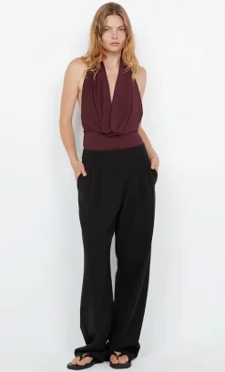 Bec and Bridge BEC + BRIDGE - SONNIE HALTER TOP (PLUM)